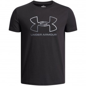 Тениска Under Armour Kids Foundation Short-Sleeve Regular Fit T-Shirt - Black тениска,детски,тениски,under,armour,kids,foundation,short,sleeve,regular,fit,t,shirt,black