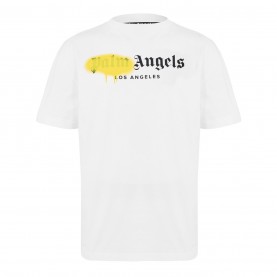 тениска,облекла,на,разпродажба,мъжки,тениски,palm,angels,palm,london,tee,sn99,white,yellow
