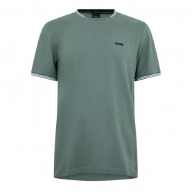 тениска,облекла,на,разпродажба,мъжки,тениски,boss,men's,hbg,taul,regular,fit,t,shirt,open,green