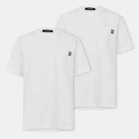 тениска,мъжки,тениски,dsquared2,men,s,soft,breathable,t,shirt,white,white