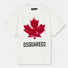 тениска,детски,3/4,панталони,dsquared2,kids',t,shirt,wht,red,dq100