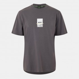 Тениска Boss Mens HBG Photo T-Shirt, Intricate Artwork - Dark Grey тениска,boss,men,s,hbg,photo,t,shirt,intricate,artwork,dark,grey
