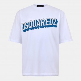 тениска,мъжки,тениски,dsquared2,cotton,t,shirt,white
