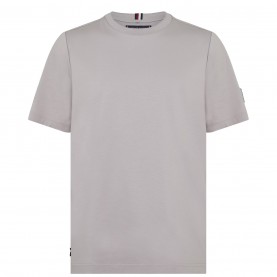 тениска,облекла,на,разпродажба,tommy,hilfiger,interlocking,logo,short,sleeve,t,shirt,grey,pkg