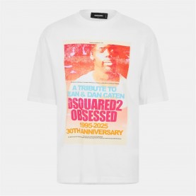 тениска,облекла,на,разпродажба,мъжки,тениски,dsquared2,men's,oversized,t,shirt,white