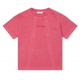 тениска,детски,3/4,панталони,palm,angels,kids',faded,logo,regular,fit,t,shirt,pink,2929