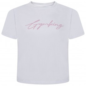 тениска,детски,тениски,детски,облекла,gym,king,script,jry,tee,jn53,white