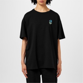 тениска,облекла,на,разпродажба,разпродажба,converse,мъжки,тениски,converse,lifestyle,flower,logo,t,shirt,black,001