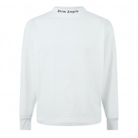 тениска,облекла,на,разпродажба,мъжки,тениски,palm,angels,doubled,logo,t,shirt,white,fuchsia