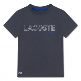 Тениска Lacoste Graph Tee Jn63 - Graphite тениска,lacoste,graph,tee,jn63,graphite