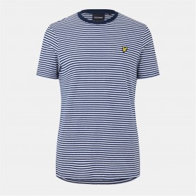тениска,мъжки,тениски,lyle,and,scott,lyle,stripe,t,shirt,sn54,dk,navy,white