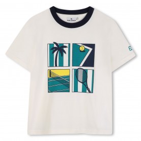 Тениска Kids Around Kids Ar SS T Shirt Jn63 - Cream тениска,детски,3/4,панталони,детски,тениски,kids,around,kids,ar,ss,t,shirt,jn63,cream