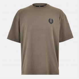 тениска,мъжки,тениски,belstaff,men's,drop,shoulder,oversized,t,shirt,major,brown