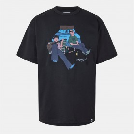 тениска,мъжки,тениски,pretty,green,morning,after,t,shirt,black