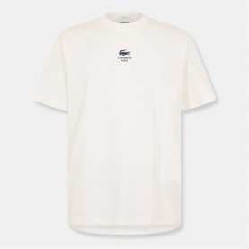 Lacoste Lacoste Centr Logo T Sn99 - White 70V облекла,на,разпродажба,мъжки,тениски,lacoste,lacoste,centr,logo,t,sn99,white,70v