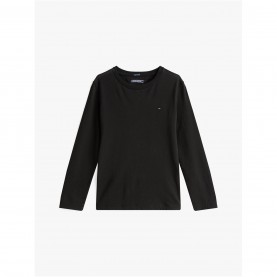 тениска,детски,3/4,панталони,tommy,hilfiger,kids',cotton,long,sleeve,regular,fit,t,shirt,black