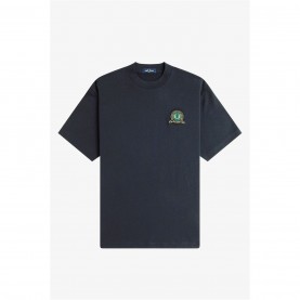 тениска,облекла,на,разпродажба,мъжки,тениски,fred,perry,men's,badge,regular,fit,t,shirt,navy,608