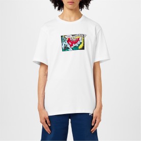 тениска,облекла,на,разпродажба,разпродажба,converse,мъжки,тениски,converse,lifestyle,comic,t,shirt,white,102