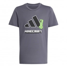 Тениска Adidas Minecraft Tee Jn99 - Grey тениска,детски,тениски,adidas,minecraft,tee,jn99,grey