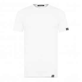 тениска,мъжки,тениски,dsquared2,logo,t,shirt,white,100