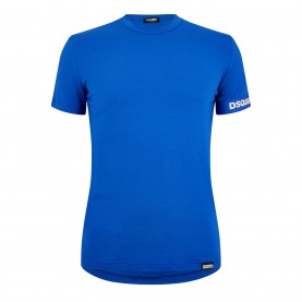Тениска DSQUARED2 Logo T-Shirt - Blue тениска,облекла,на,разпродажба,мъжки,тениски,dsquared2,logo,t,shirt,blue