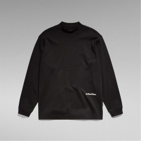 тениска,облекла,на,разпродажба,мъжки,тениски,g,star,mock,neck,loose,t,shirt,dk,black