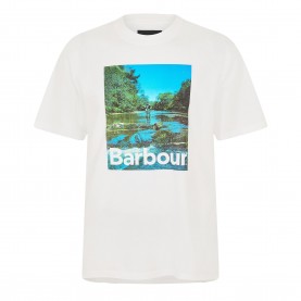 тениска,мъжки,тениски,barbour,sprouston,t,shirt,white,wh11