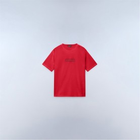 юношеска,тениска,детски,3/4,панталони,napapijri,napa,box,logo,tee,juniors,red,raq