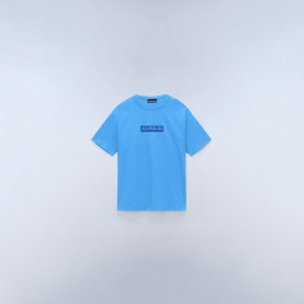 юношеска,тениска,napapijri,napa,box,logo,tee,juniors,blue,jasper,b9a