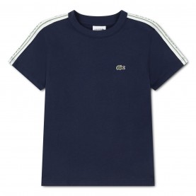 тениска,детски,3/4,панталони,lacoste,lacoste,taping,tee,jn62,blue,marine,ugw