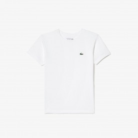 Тениска Lacoste Kids T-Shirt - White W8L тениска,lacoste,kids,t,shirt,white,w8l