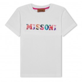 тениска,детски,3/4,панталони,missoni,kids',logo,regular,fit,t,shirt,white