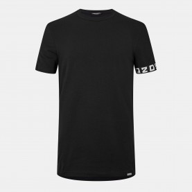 тениска,мъжки,тениски,dsquared2,tape,logo,t,shirt,black
