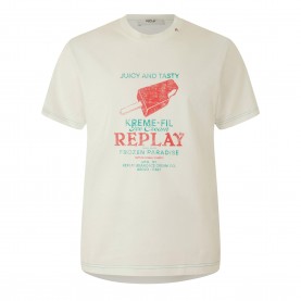 тениска,мъжки,тениски,replay,men,s,t,shirt,white
