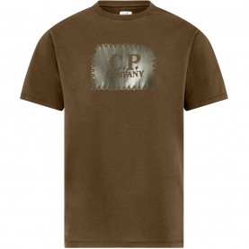 тениска,облекла,на,разпродажба,мъжки,тениски,cp,company,men's,block,logo,regular,fit,t,shirt,ivy,green,683
