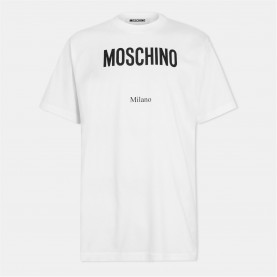 тениска,облекла,на,разпродажба,мъжки,тениски,moschino,men's,milano,t,shirt,white