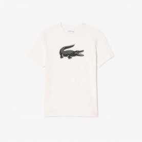 тениска,мъжки,тениски,lacoste,large,croc,ii,t,shirt,white,au8