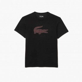 тениска,мъжки,тениски,lacoste,large,croc,ii,t,shirt,black,7v2