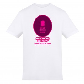 Тениска AWD Adults Personalised Stag Do and Hen T Shirts - White тениска,awd,adults,personalised,stag,do,and,hen,t,shirts,white