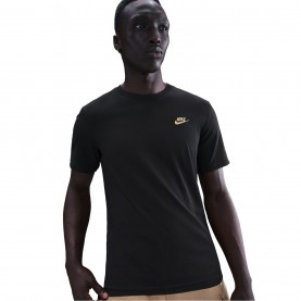 мъжка,тениска,nike,sportswear,club,t,shirt,mens,black,gold