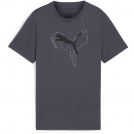 детска,тениска,разпродажба,puma,детски,тениски,puma,ess+,logo,lab,graphic,tee,b,t,shirt,unisex,kids,silver,gray
