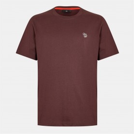 тениска,облекла,на,разпродажба,мъжки,тениски,ps,paul,smith,men's,regular,fit,zebra,crew,neck,t,shirt,red,29b