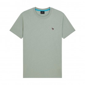 Тениска PS Paul Smith Men's Regular Fit Zebra Crew-neck T-Shirt - Green 30C тениска,облекла,на,разпродажба,мъжки,тениски,ps,paul,smith,men's,regular,fit,zebra,crew,neck,t,shirt,green,30c