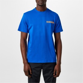 тениска,мъжки,тениски,napapijri,graphic,t,shirt,blue,b2l