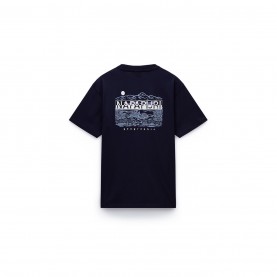 тениска,мъжки,тениски,napapijri,graphic,t,shirt,navy,176