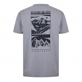 мъжка,тениска,мъжки,тениски,napapijri,graphic,t,shirt,mens,shark,grey,hcb