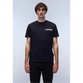 тениска,мъжки,тениски,napapijri,graphic,t,shirt,black,041