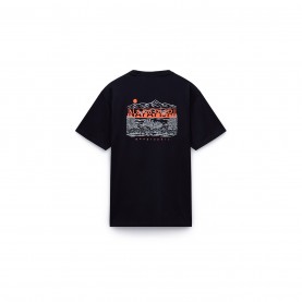тениска,мъжки,тениски,napapijri,graphic,t,shirt,black,041