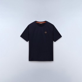 мъжка,тениска,мъжки,тениски,napapijri,badge,short,sleeve,t,shirt,mens,blue,marine
