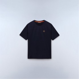 мъжка,тениска,мъжки,тениски,napapijri,badge,short,sleeve,t,shirt,mens,blue,marine